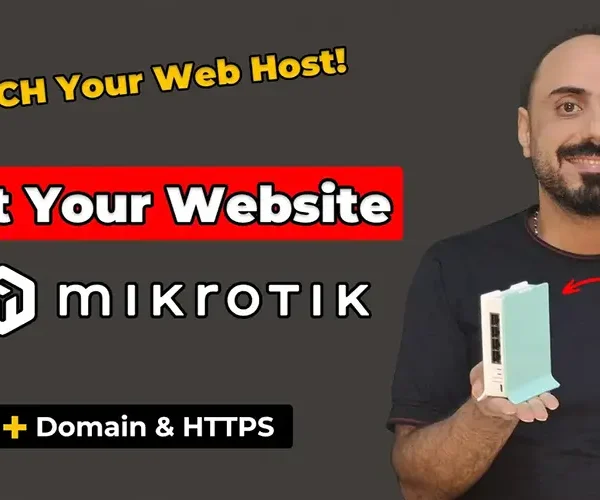 Host your website on mikrotik with Nginx Container