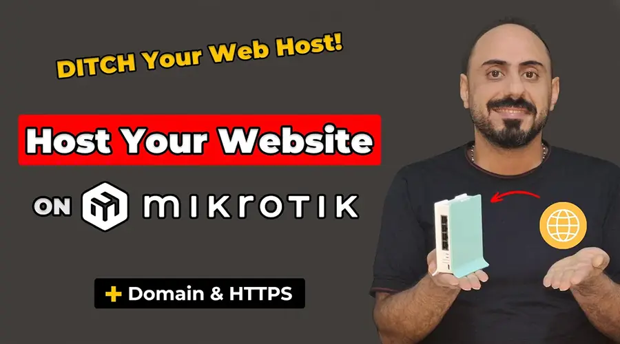Host your website on mikrotik with Nginx Container